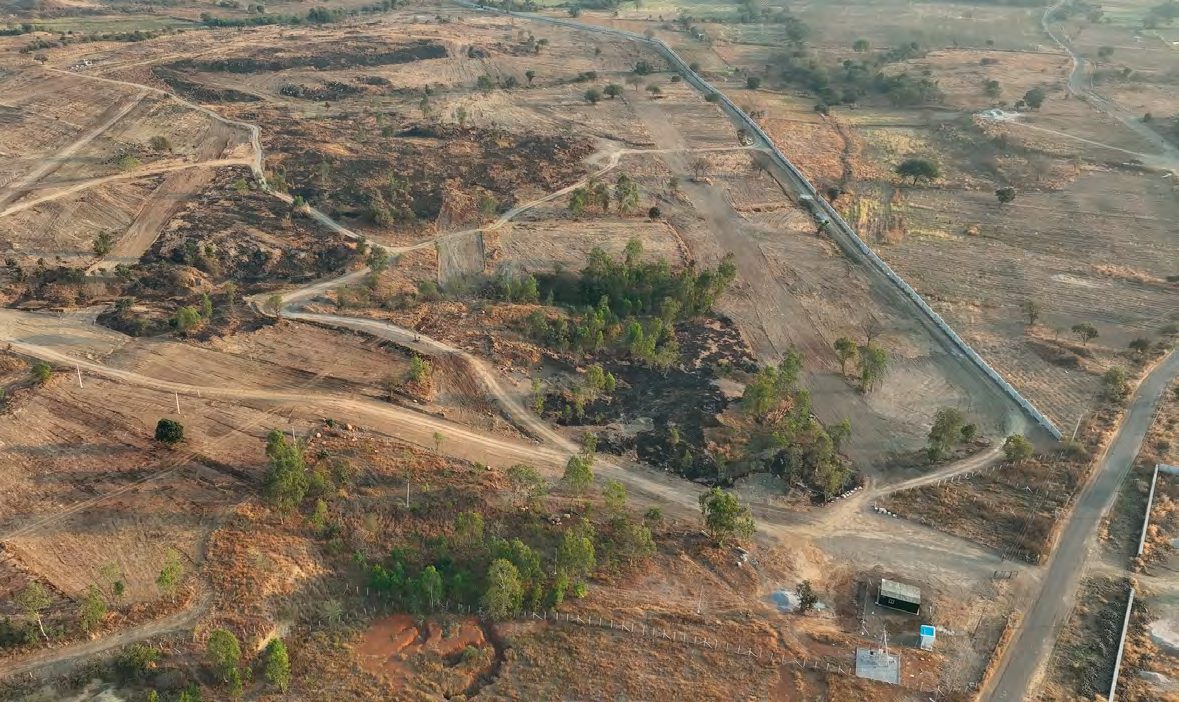 Existing site conditions at Midori Vikarabad